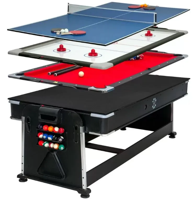 4-in-1 (Pool   Table Tennis   Air Hockey   Office Table)