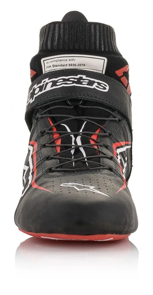 ALPINESTARS 2715020_123_8,5 TECH 1Z v2 Race shoes, FIA 8856-2018, black/white/red, size 41 (8,5)