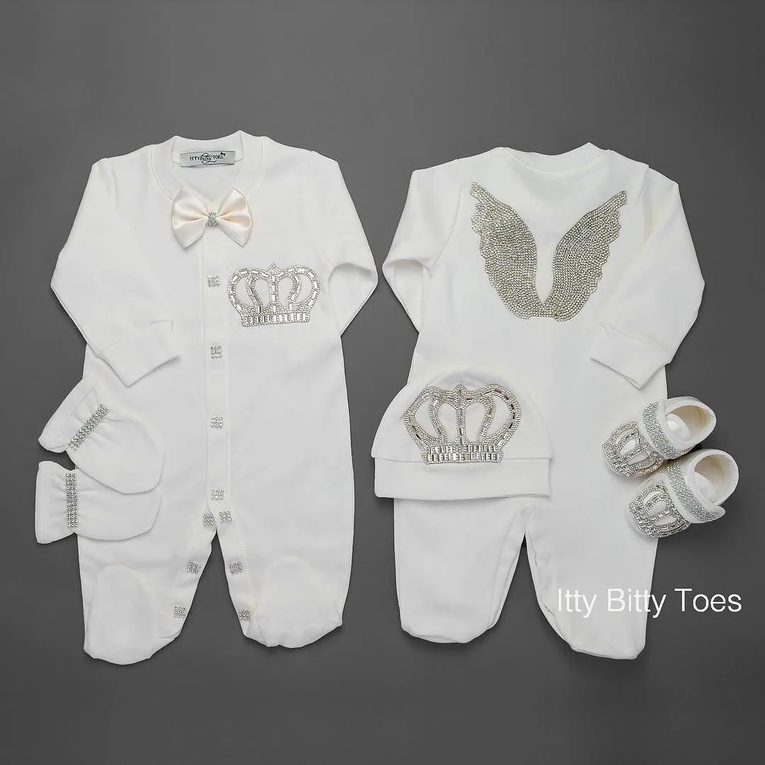 Angel Wings Jewels Set (White)