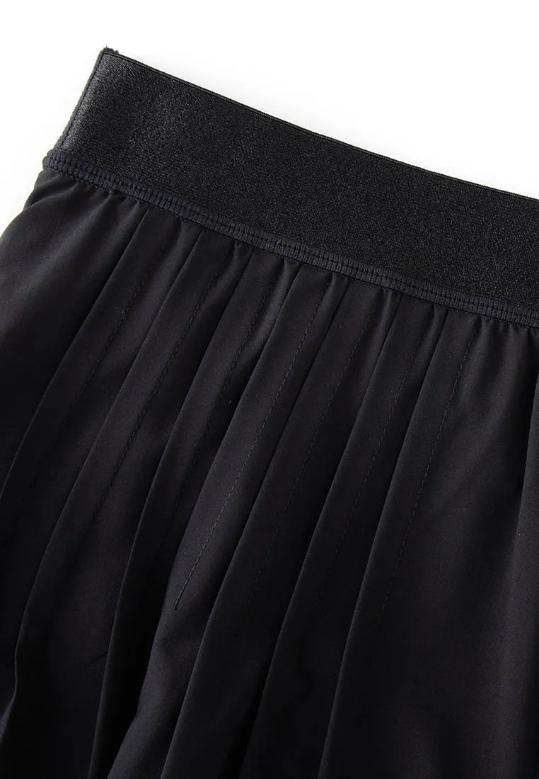 Eros Water- and Wind Resistant Pleated Above-the-Knee Skirt