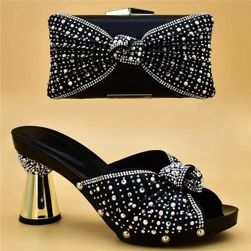 Italian Luxury Shoes And Bag Set